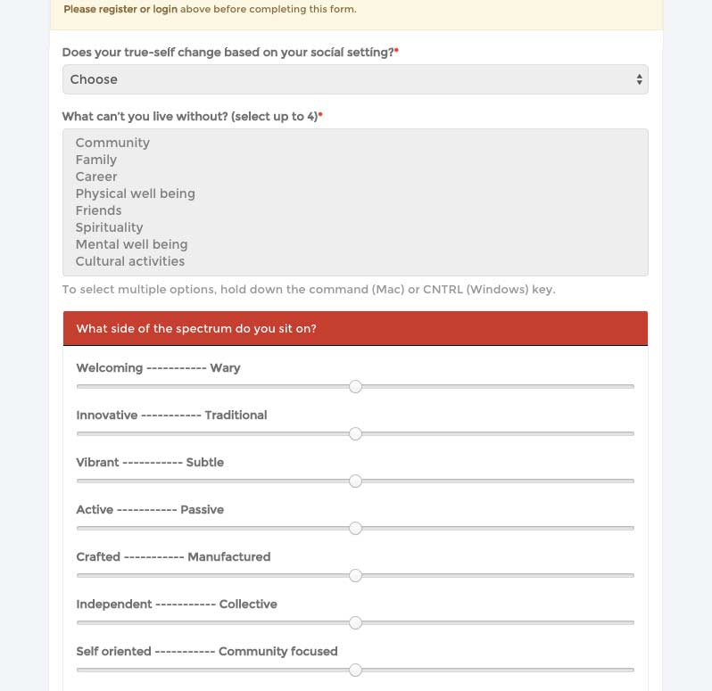 TEDx event ticketing custom surveys and questions