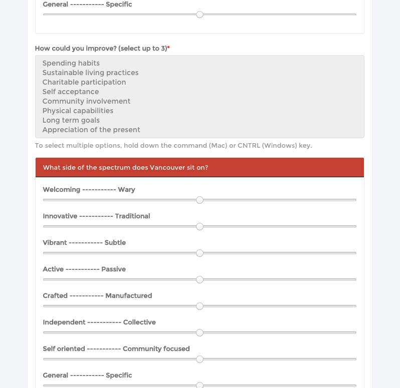 TEDx event ticketing custom surveys and questions