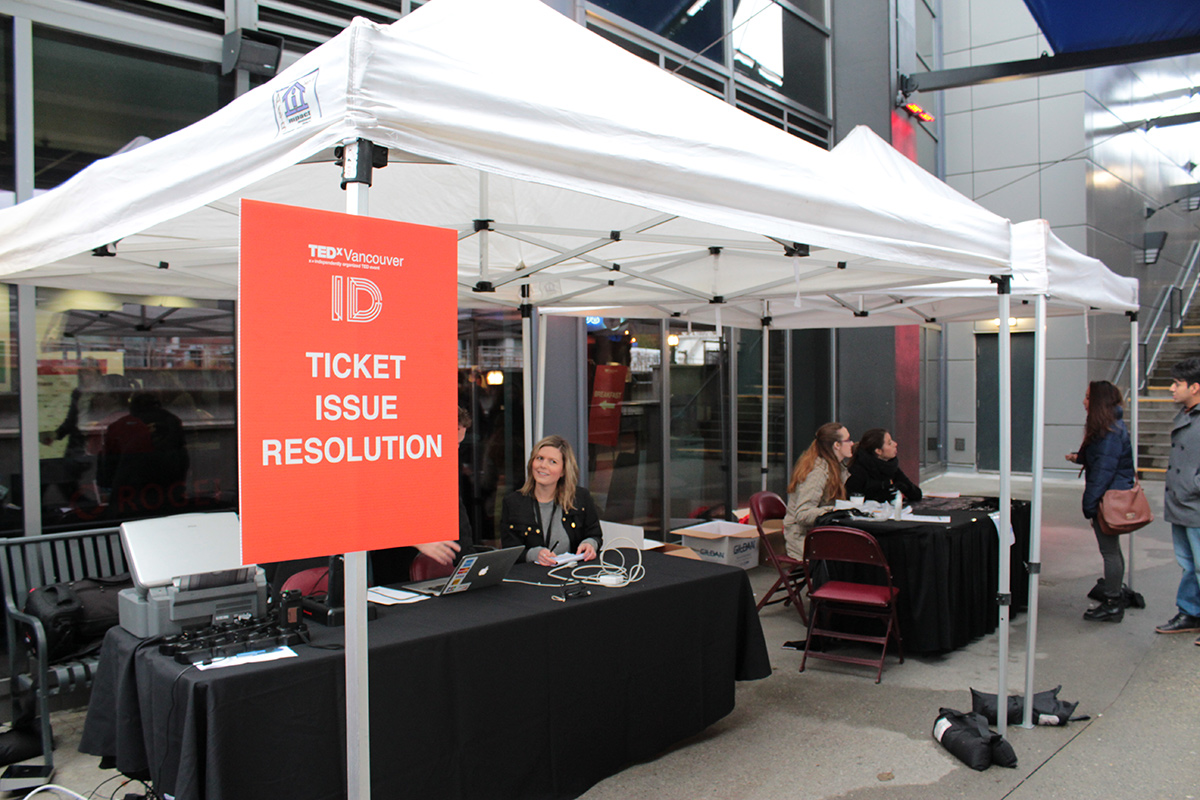 tedxvancouver will call box office ticketing system