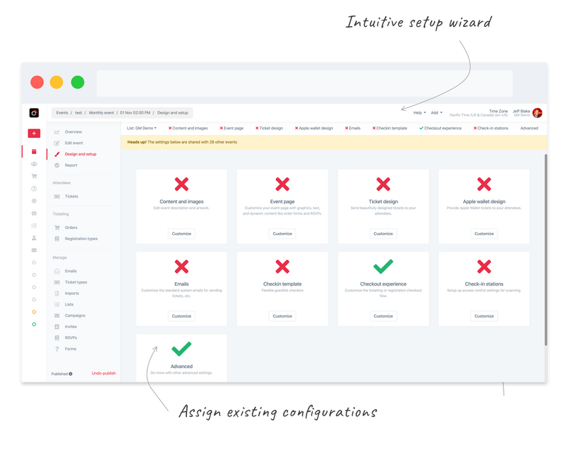 event ticketing software